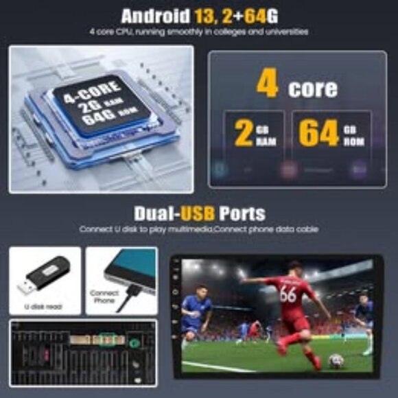 Android 13 Car Stereo for Hyundai Santa Fe IX45 2013-2018 - Picture 6 of 9